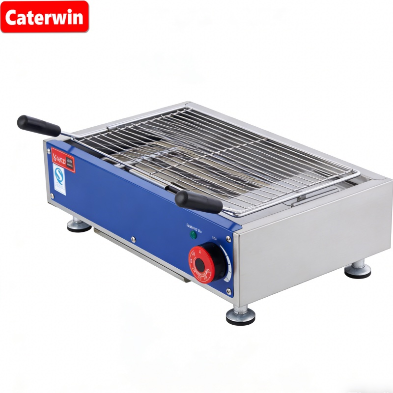 Caterwin Eb-54n Electric Smokeless Barbecue Grill