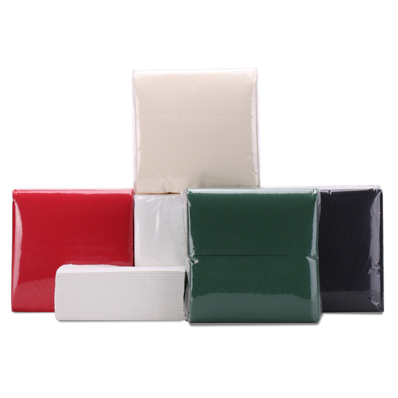 Colorful Packing Cutlery Paper Napkin Airlaid Paper Napkin for Cutlery