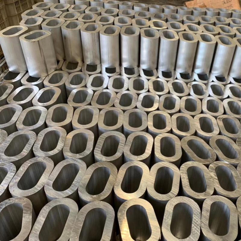 Rigging Hardware DIN3093 Oval Aluminium Ferrule for Pressing Wire Rope Sling