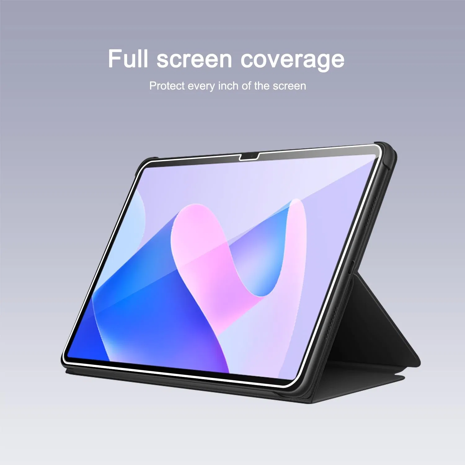 Защитное стекло для Apple iPad Air 13 (2024), 9H, совместимое с чехлом