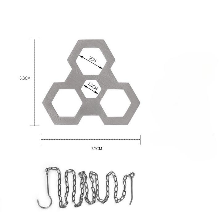 New Design Adjustable Aluminium Alloy Durable Portable Camping Campfire Tripod