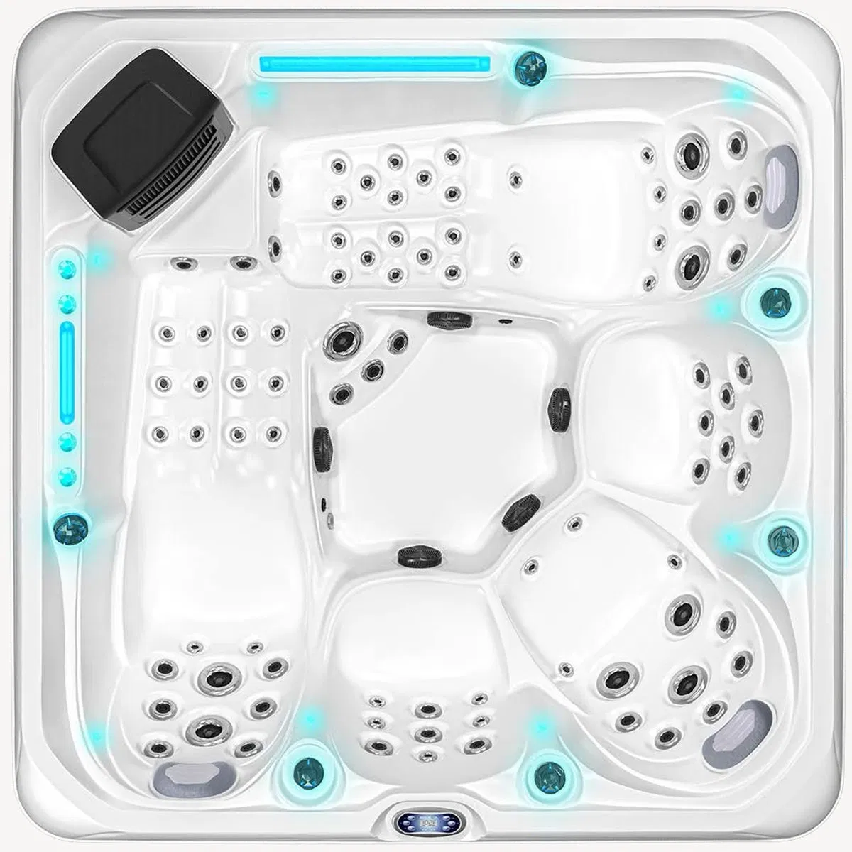 Готовый СПА-комплекс для 4 человек с гидромассажем