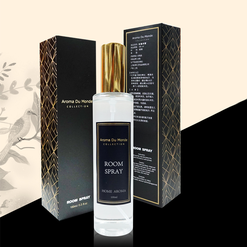 New Design 100ml Scented Room Spray in Luxury Gift Box for Home