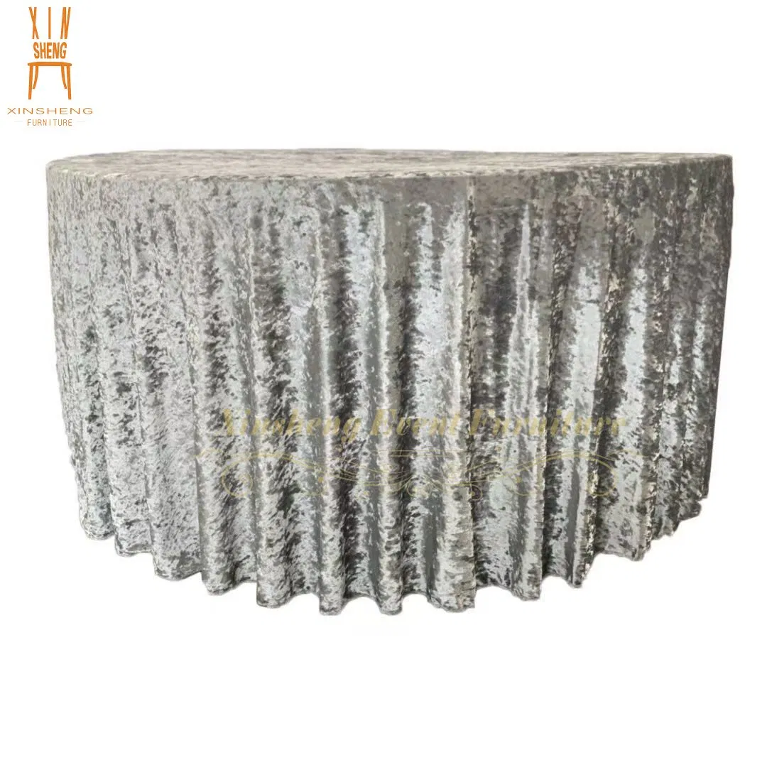 Hot Selling Velvet Fabric Table Cloth for Table for Dining Wedding Party Event Banquet