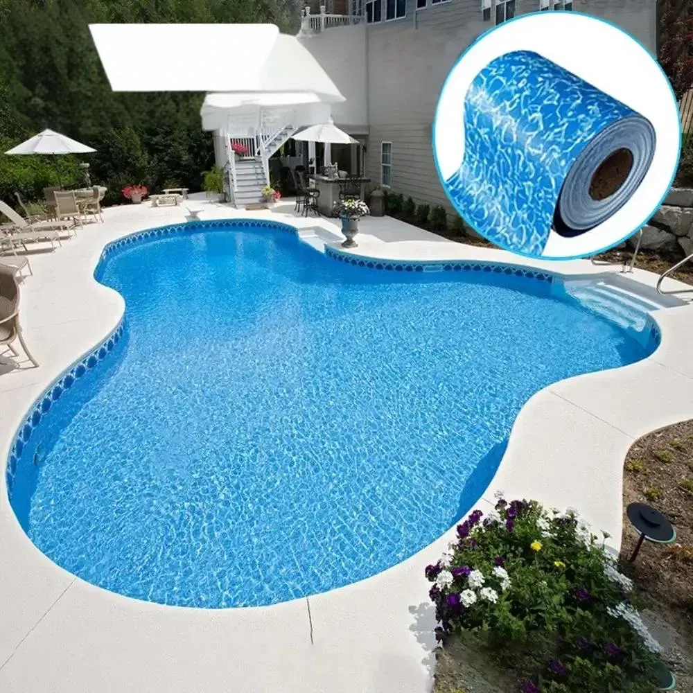 1.2mm 1.5mm Mosaic PVC Vinyl Pool Liner Material Plastic Swimming Pool Liner