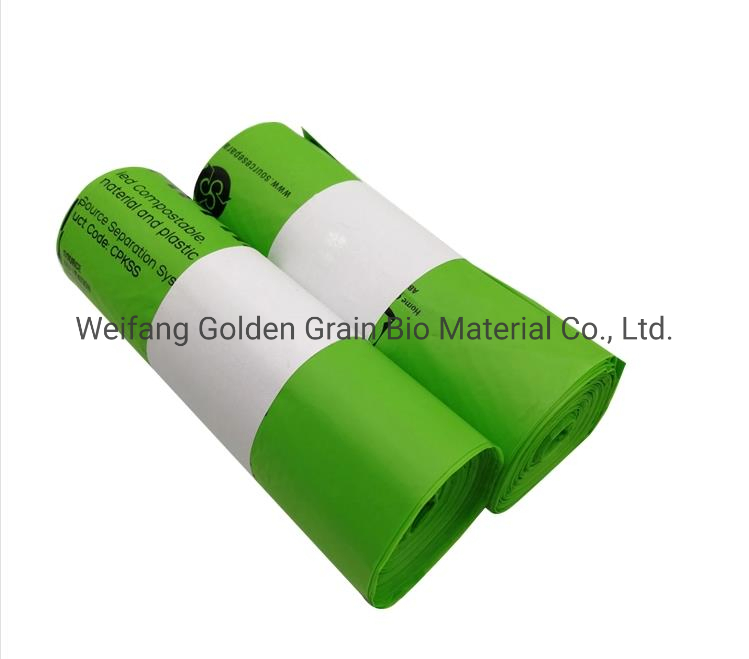 100% Biodegradable and Compostable Garbage Bags, Kitchen Waste Trash Bags & Bin Liners