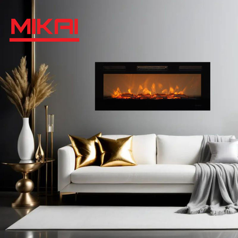 Factory Price High Quality Adjustable Flame Brightness LED Electric Stove Fireplaces