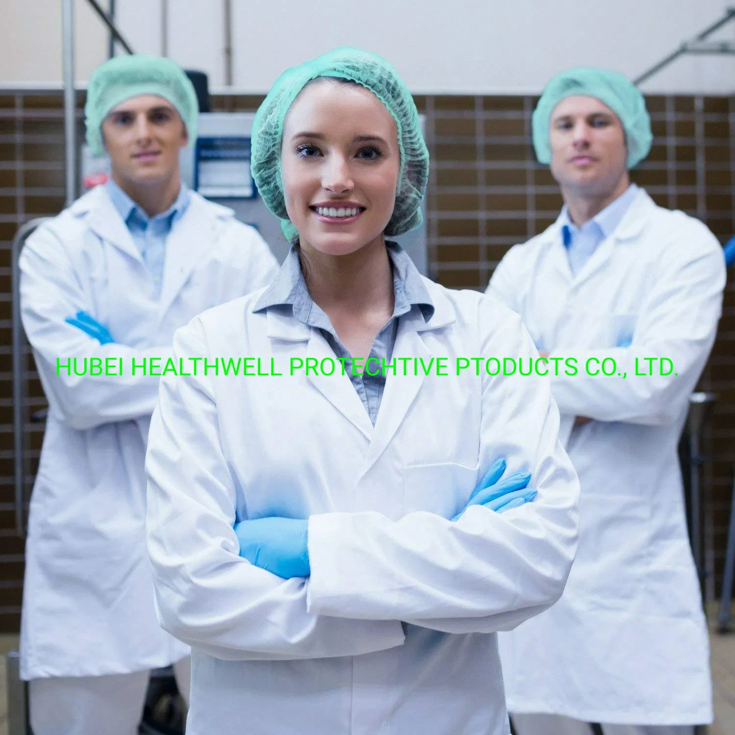 100 Disposable Bouffant Caps - 21" Non Woven Hair Net Made with Spun-Bonded Polypropylene - Breathable Hair Net Head Cover