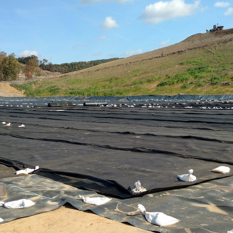HDPE Geomembrana Dam Liner in El Salvador and in Honduras Geomembrane