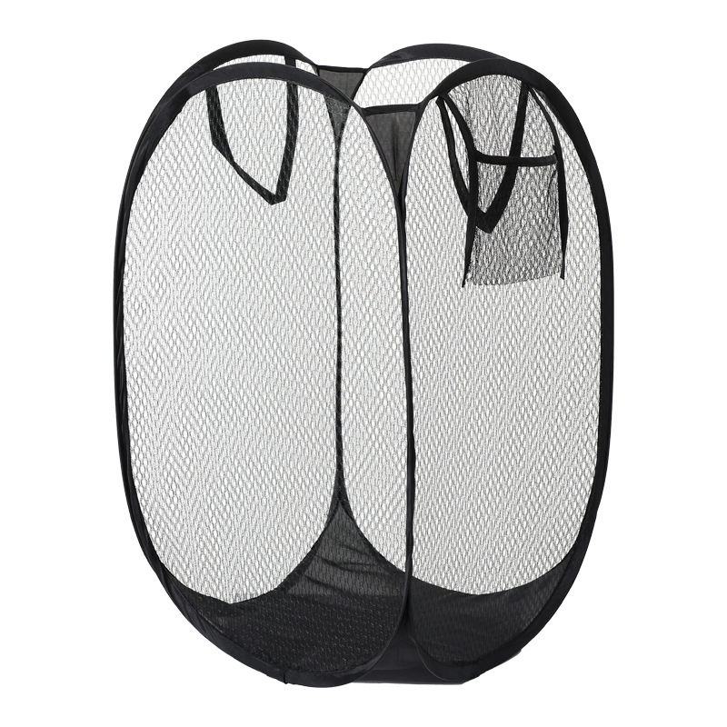 Hot Selling Foldable Large Black and White Grid Laundry Basket