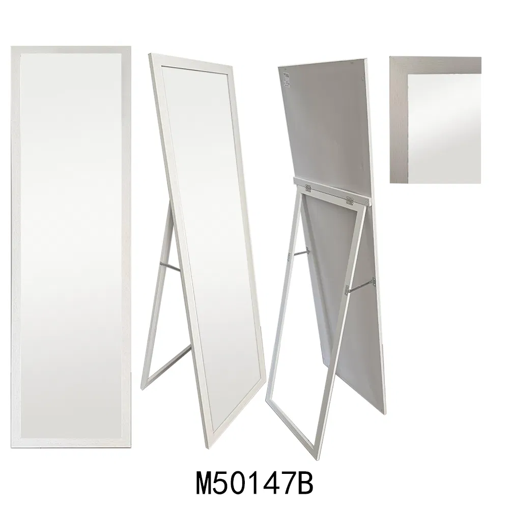 Living Room Square Floor Big Size Black Full Body Rectangle Shape Dressing Full Length Floor Stand Mirror