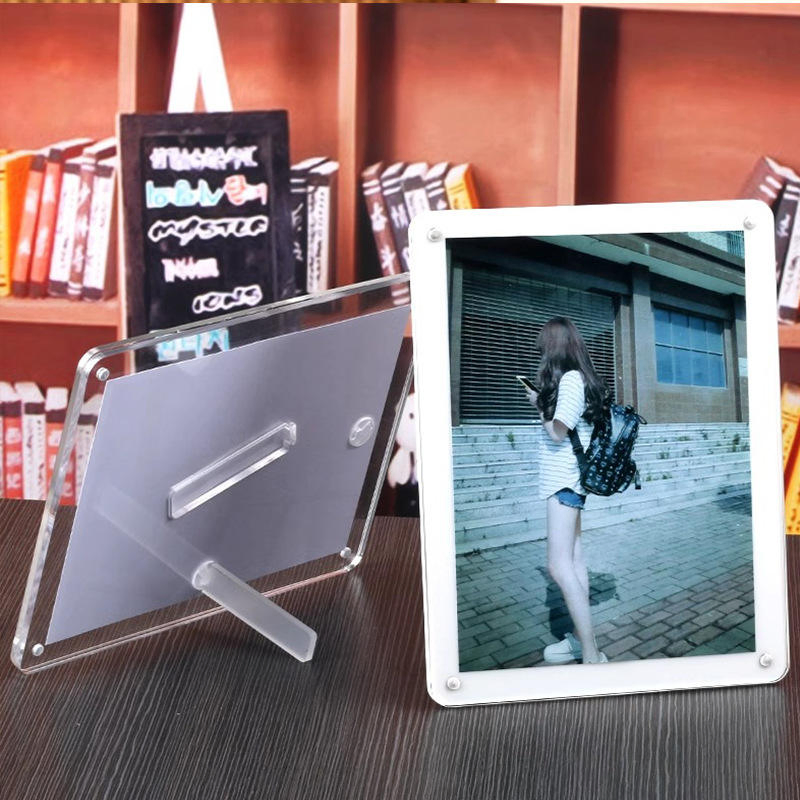 New Products High-Clarity Ultra-Clear Crystal-Clear Double-Sided Transparent Photo Frames for Baby Nursery Decor