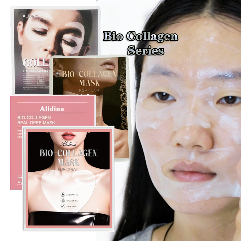 Bio-Collagen Real Deep Mask Pure Collagen Mask Korean Deep Hydrating Firming Overnight Hydrogel Mask Improve Elasticity Mask