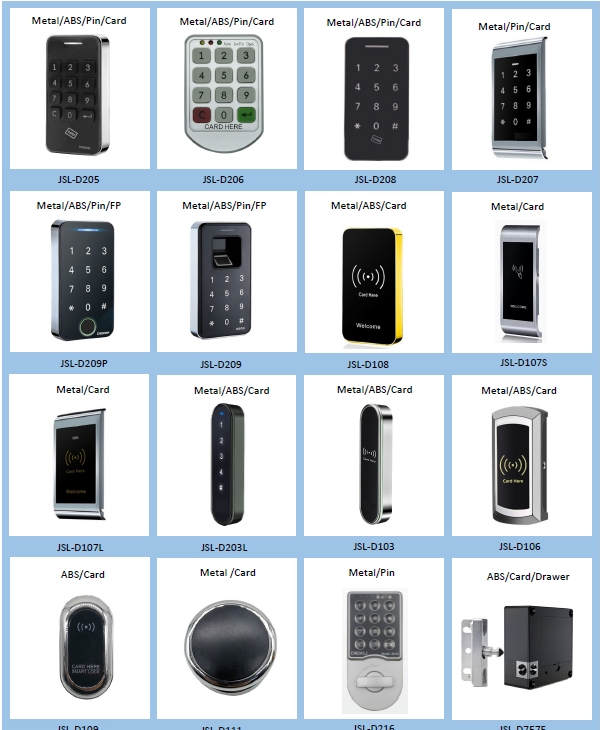Jsl-D206s Keyless Digital Lock Smart Door Lock with Password for Office and Home