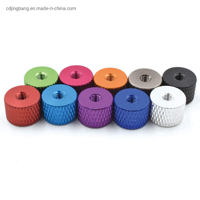 Винты с накаткой M3 M4 алюминиевые анодированные