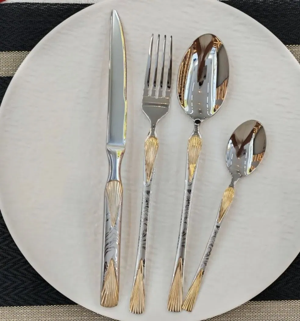 Elegant Stainless Steel Cutlery Set for Dining and Entertaining