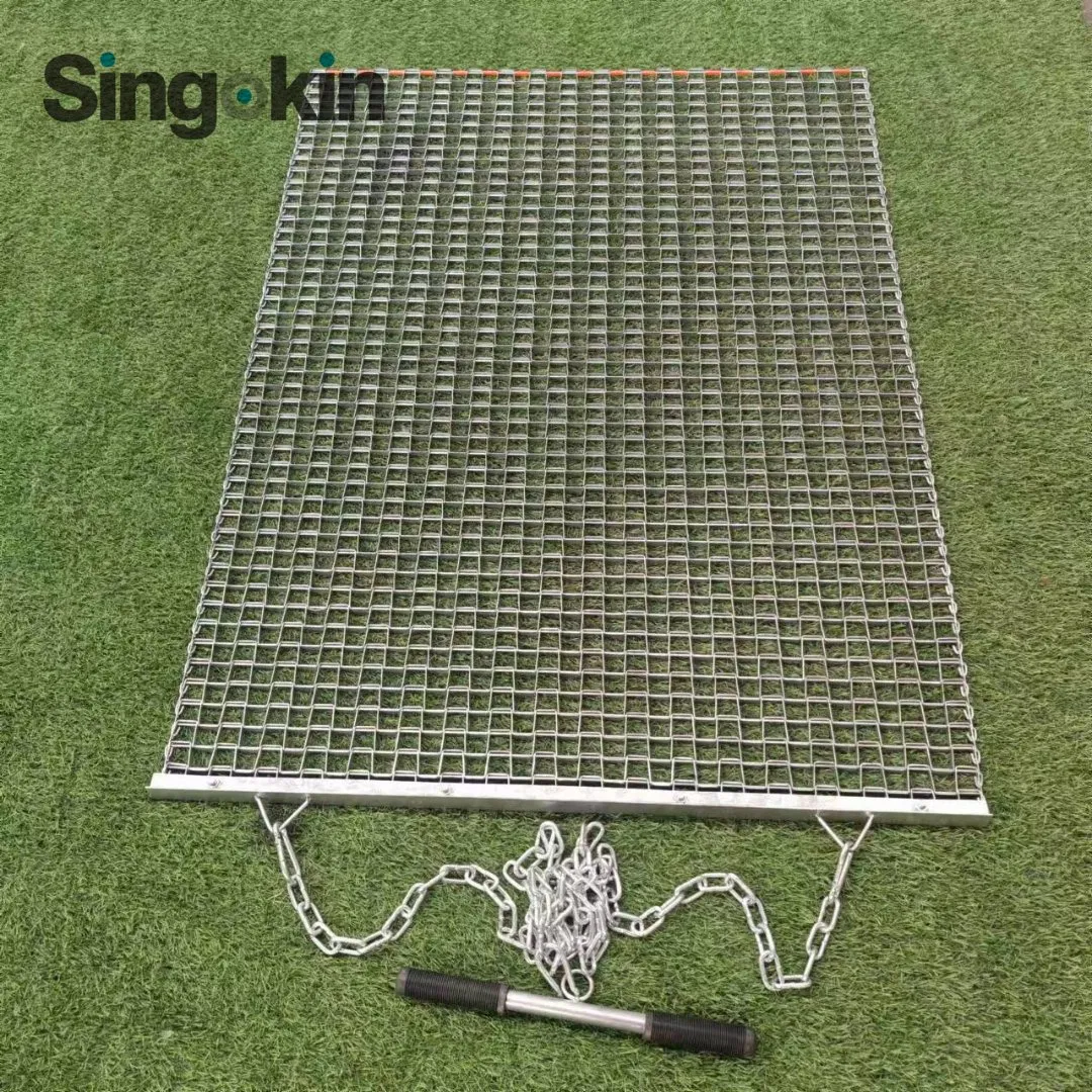 Anti Rust Stainless Steel 1.2m X 1.2m 1.8X1.8 Metal Mesh Steel Drag Mesh for Grass Leveling