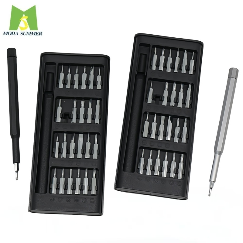 China Factory 44-in-1 DIY Grade Screwdriver Set Steel Handle for Android Apple Cell Phone Computer Home Clock Repair Removal Tools OEM