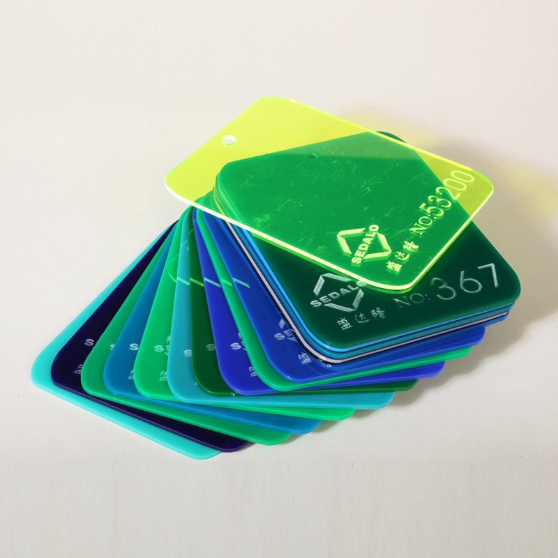 Various Colors of Cast Acrylic Board Production Widely Used as Advertisement Signboard Display etc