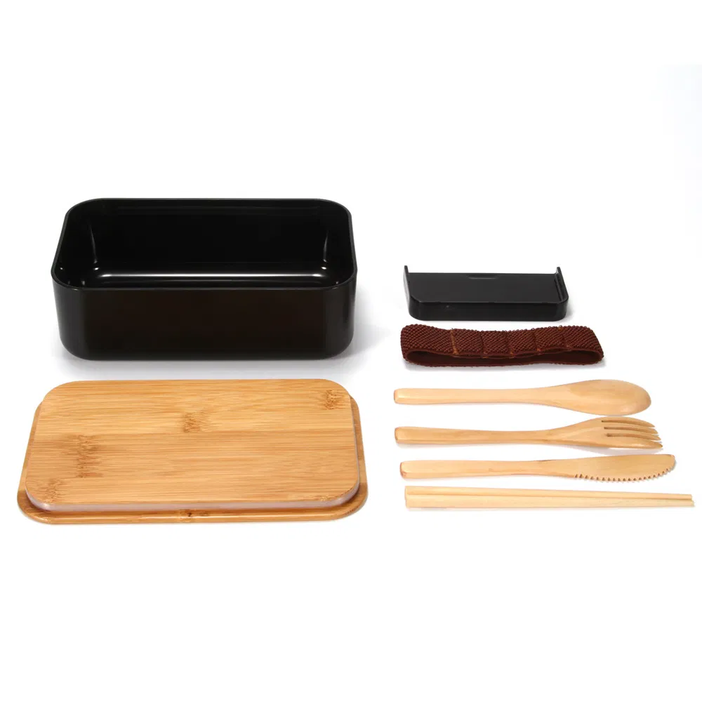 Wholesale Eco Bamboo Fiber Food Container Bamboo Fiber Bento Lunch Box
