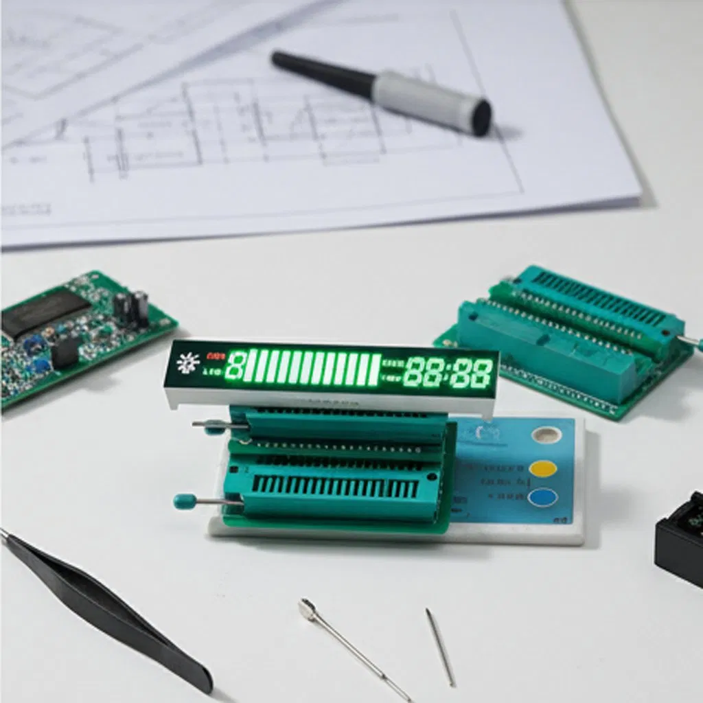 Bright 7 Segment LED Display Module for Kitchen Ventilation Systems