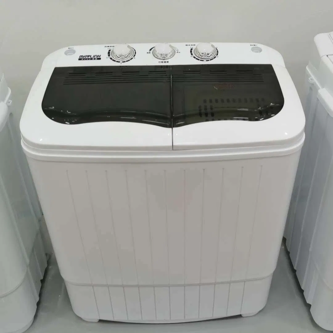 220V 110V 5kg Home Semi Automatic Glass Mini Twin Tub Washing Machine