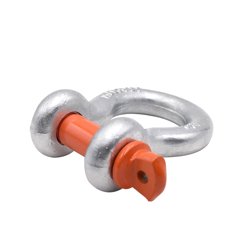 Color Painted 4.75t Screw Pin Bow Shackle