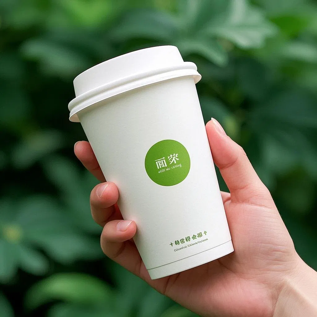 Wholesale 7 Oz Custom-Designed Single Wall Coffee Paper Cups Odor-Free Biodegradable with Custom Logo Print Single Shape Parties