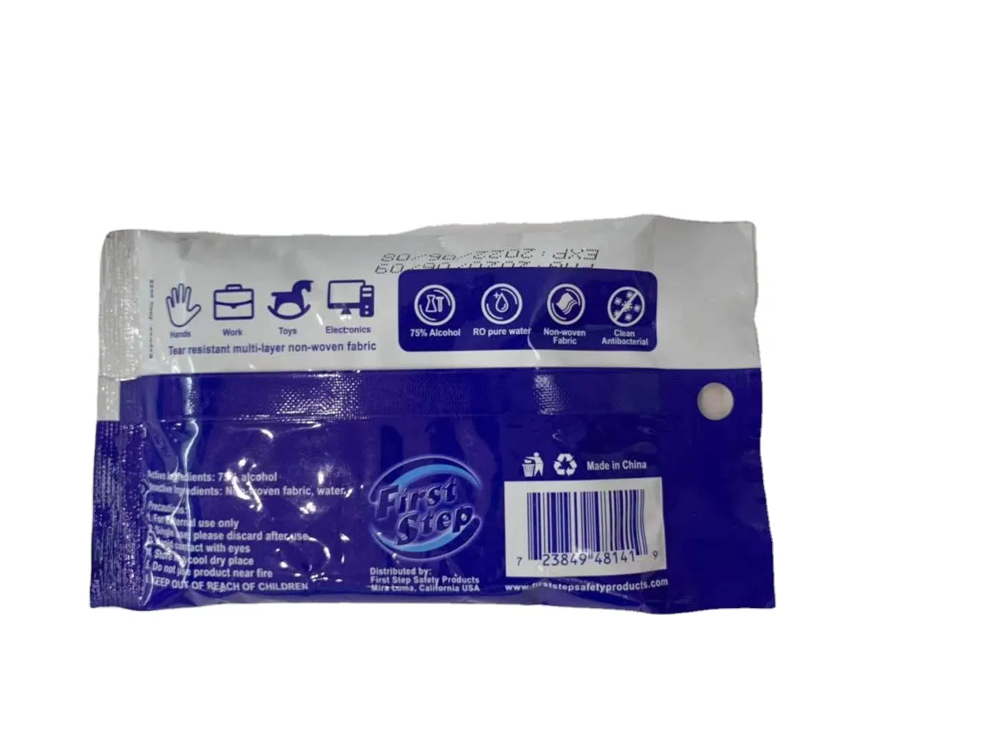 10 Pack Antibacterial Hand Wipes Disinfecting Travel Size Wipes Dispenser Sanitizing Kills 99.9% of Germs