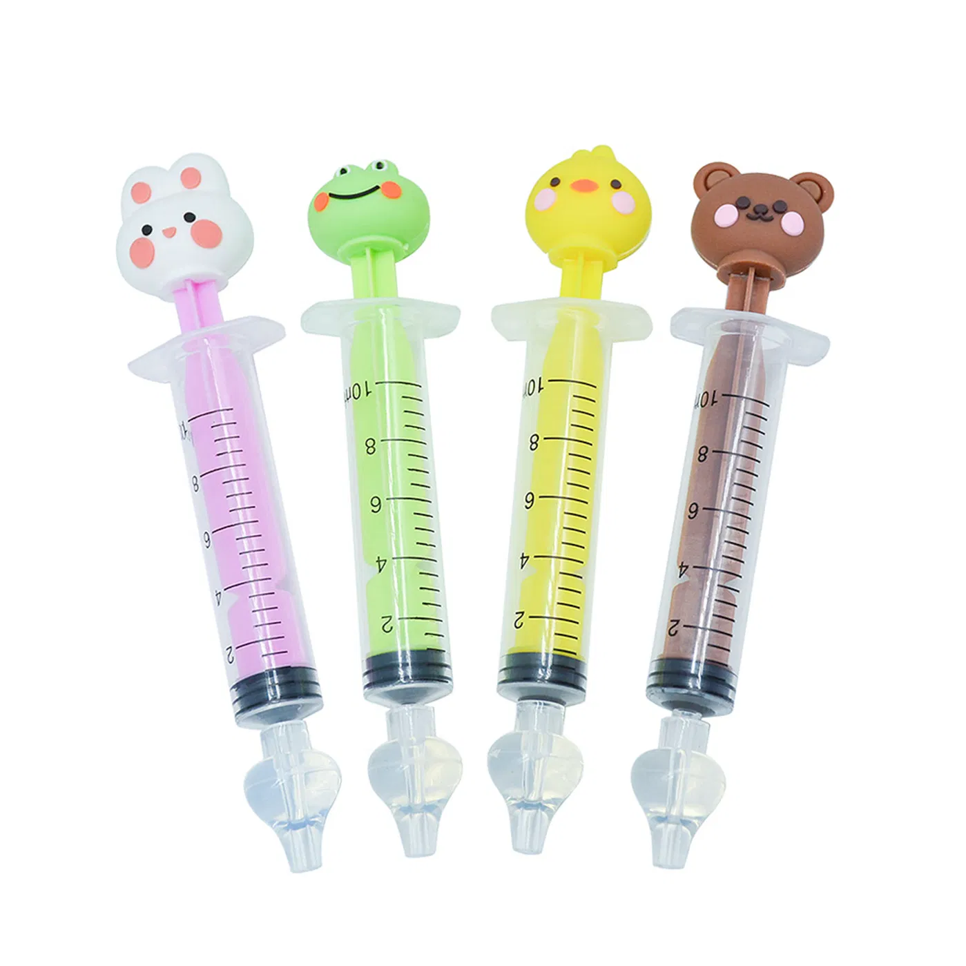 Best Selling Animals Pattern Baby Nasal Cleaner Nose Wash Syringer Aspirator with Silicone