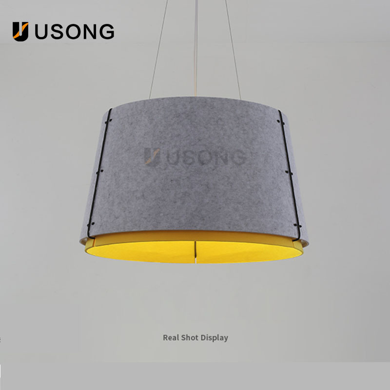 Contemporary Lamp Design with Polyester Fiber Felt and Pet Acoustics