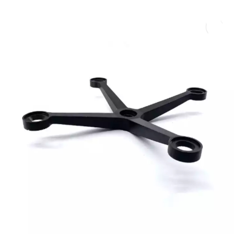 Matt Black Stainless Steel Spider Glass Fitting