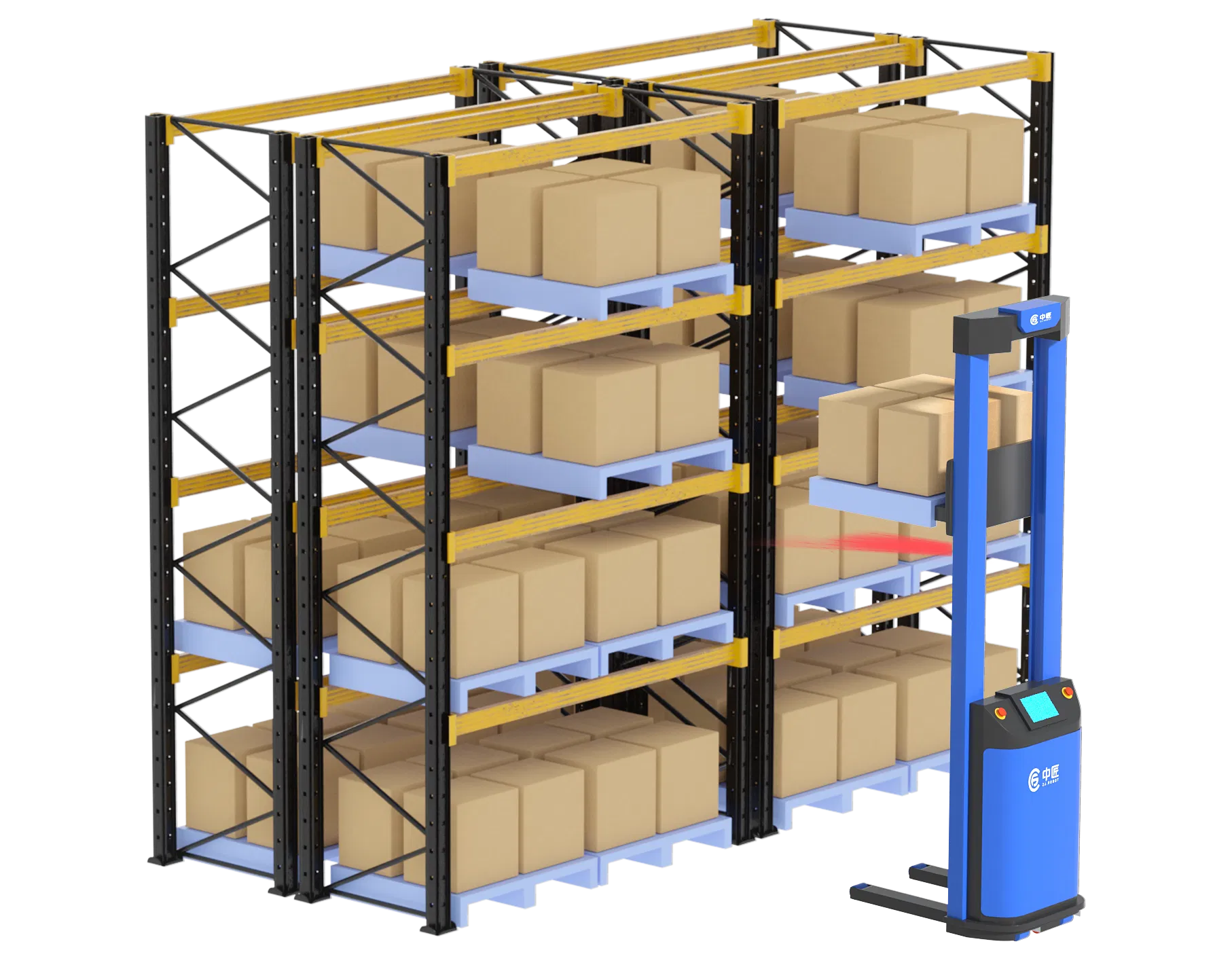 Efficient Agv for Unmanned Forklift Operations with Customizable Features