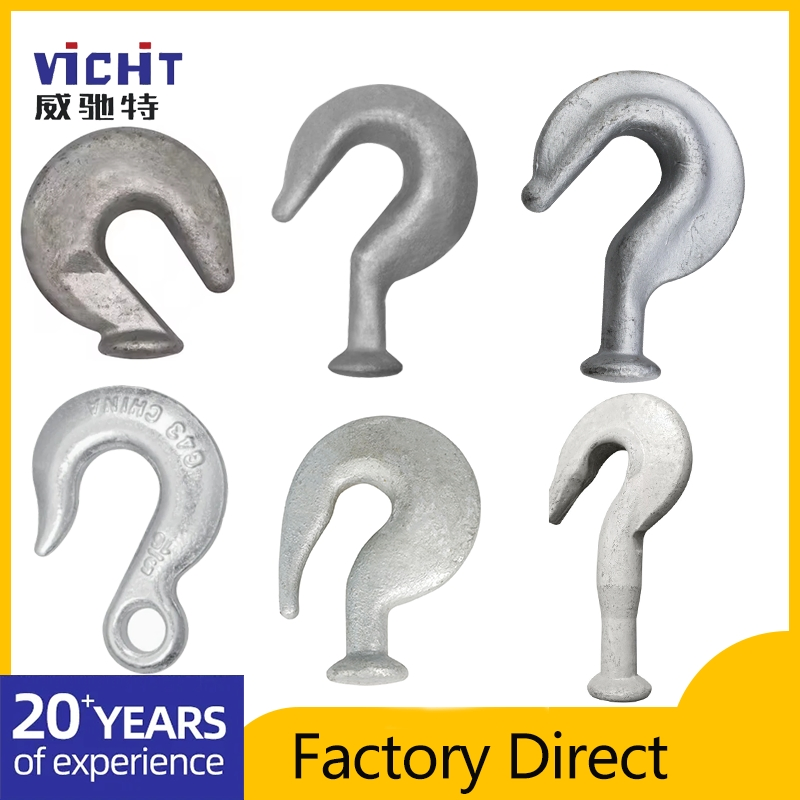 Galvanized Stainless Steel Iron J Hook for Transmission Line Accessories