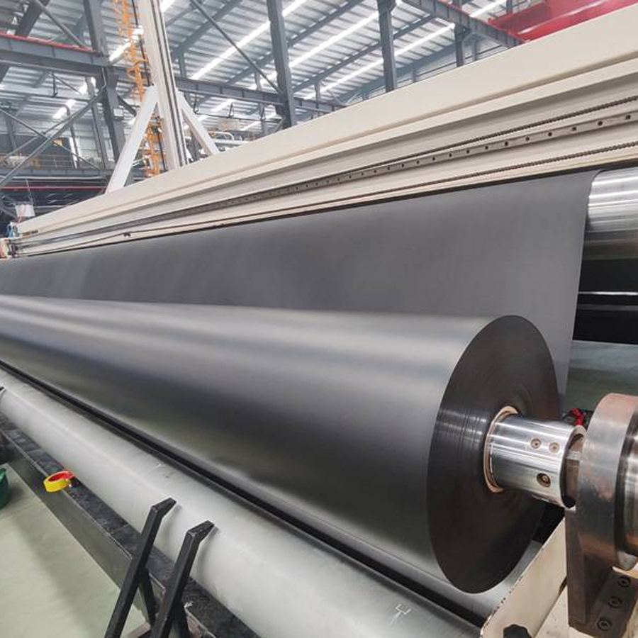 0.25-3mm Thickness Black Smooth HDPE PVC Geomembrane Waterproofing for Lake Fish Farm Aquaculture Pond Liner