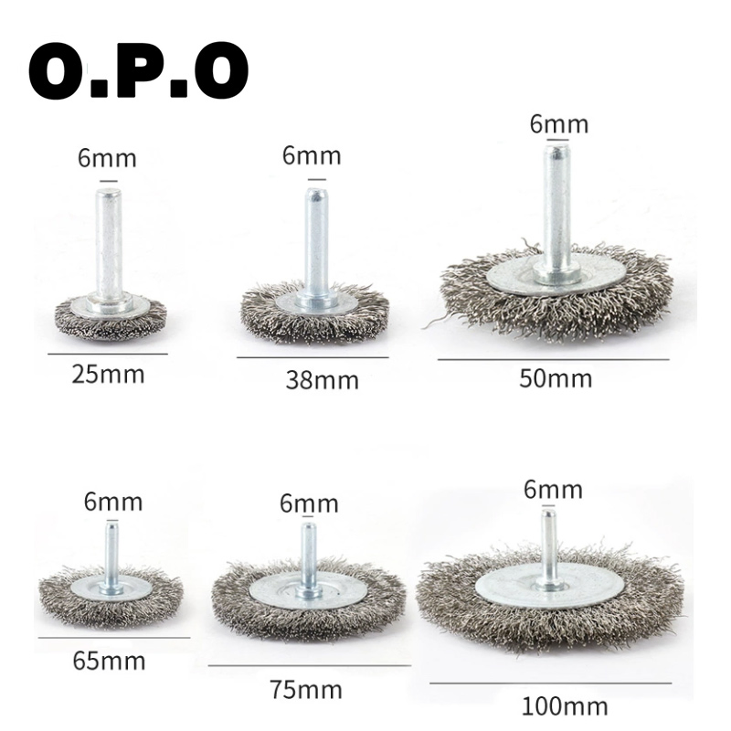 Промышленная чашечная щетка для вала из нержавеющей стали и латуни