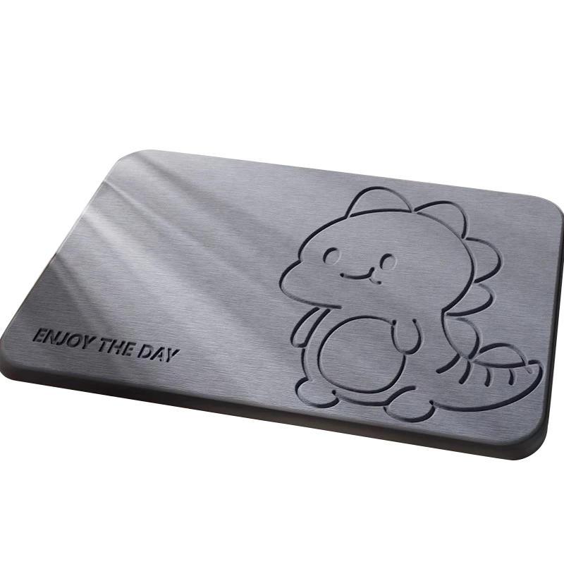 Hot Sale Printed Single Diatomaceous Stone Dolphin Baby Bath Mat