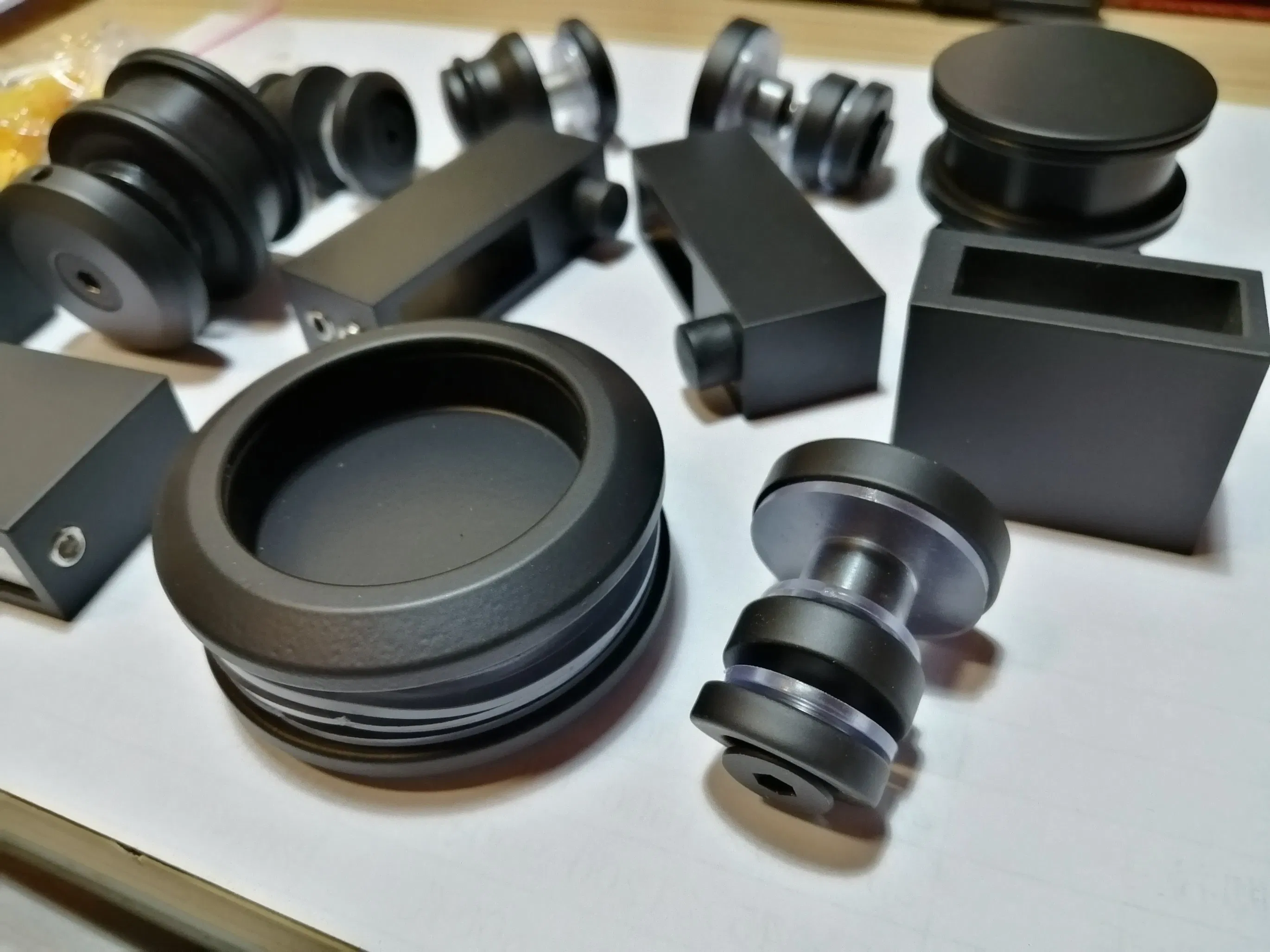 Black Matt Bathroom Accessories Shower Enclosure Shower Door Glass Fittings