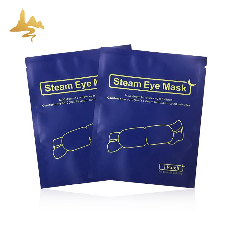 Free Sample Chinese Herbal Extract Hot Compress Steam Eye Mask for Girls