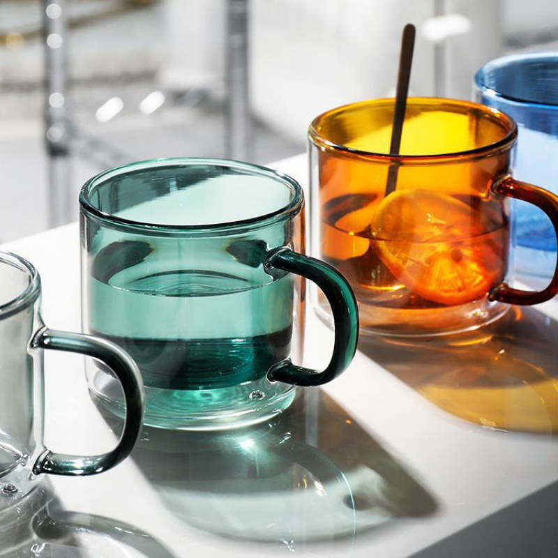 Стеклянная кружка из боросиликата, 250 мл