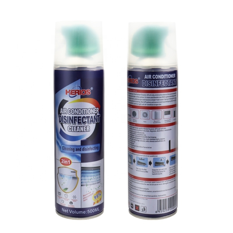 500ml Herios Wholesale Air Conditioning Interior Professional Cleaner Fresh Spray