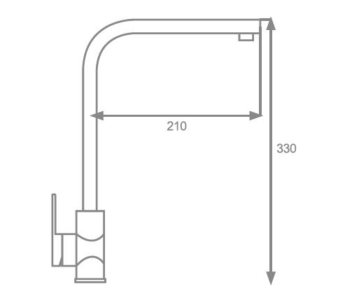 (C04) Single Handle Kitchen Faucet