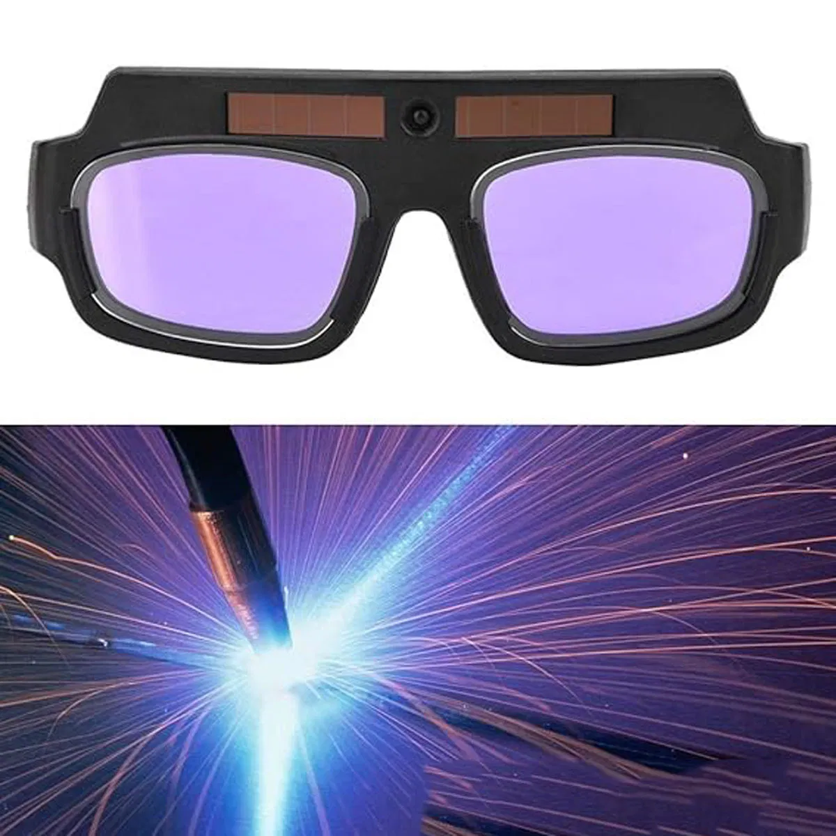 Factory Anti-UV Argon Arc Automatic Variable Photoelectric Welding Anti Glare Goggles/Safety Glasses