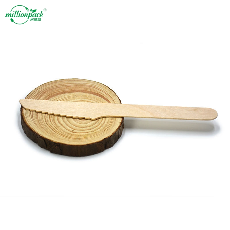 Disposable Wooden Knife Cutlery Set for Cruise Ship and Luxury Resort Dining