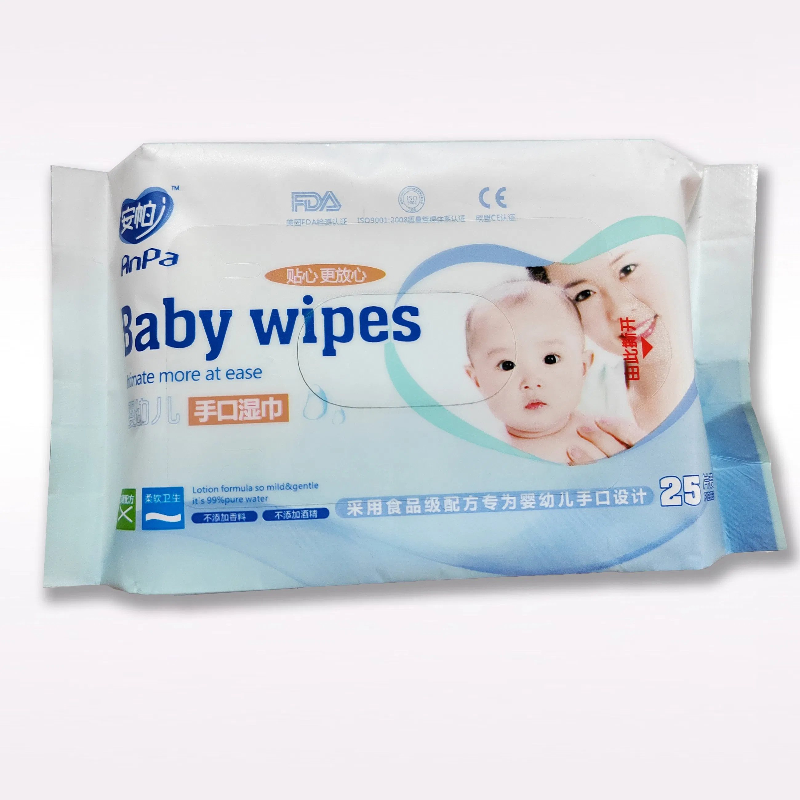 Best Quality Baby Wet Wipes Organic Aloe Vera with FDA Certificate