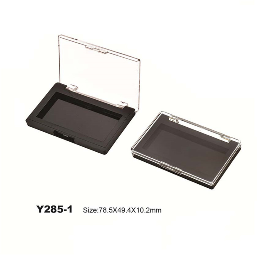 Plastic Eyeshadow Palette Eyelash Case Compact Box Cosmetic Packaging Y285-1