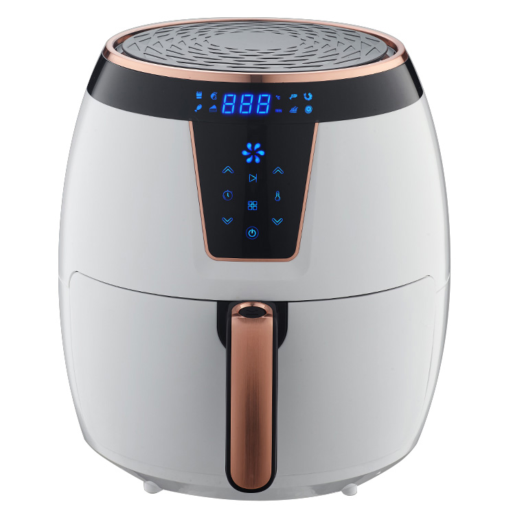 White Electrogilding Big Capacity Digital Touch Screen Control Air Fyrer Fryer Without Oil