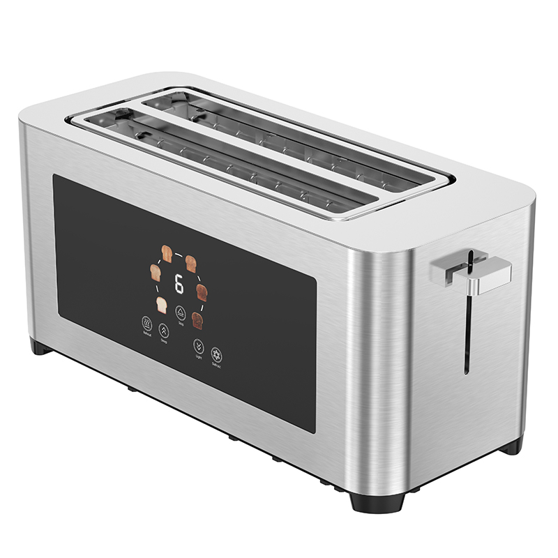 Tenfly Touch Screen 4 Slice Toaster Factory Custom Stainless Steel Bread Toaster