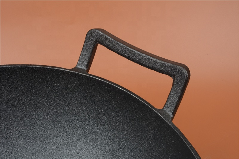 Чугунный вок с антипригарным покрытием, 36 см