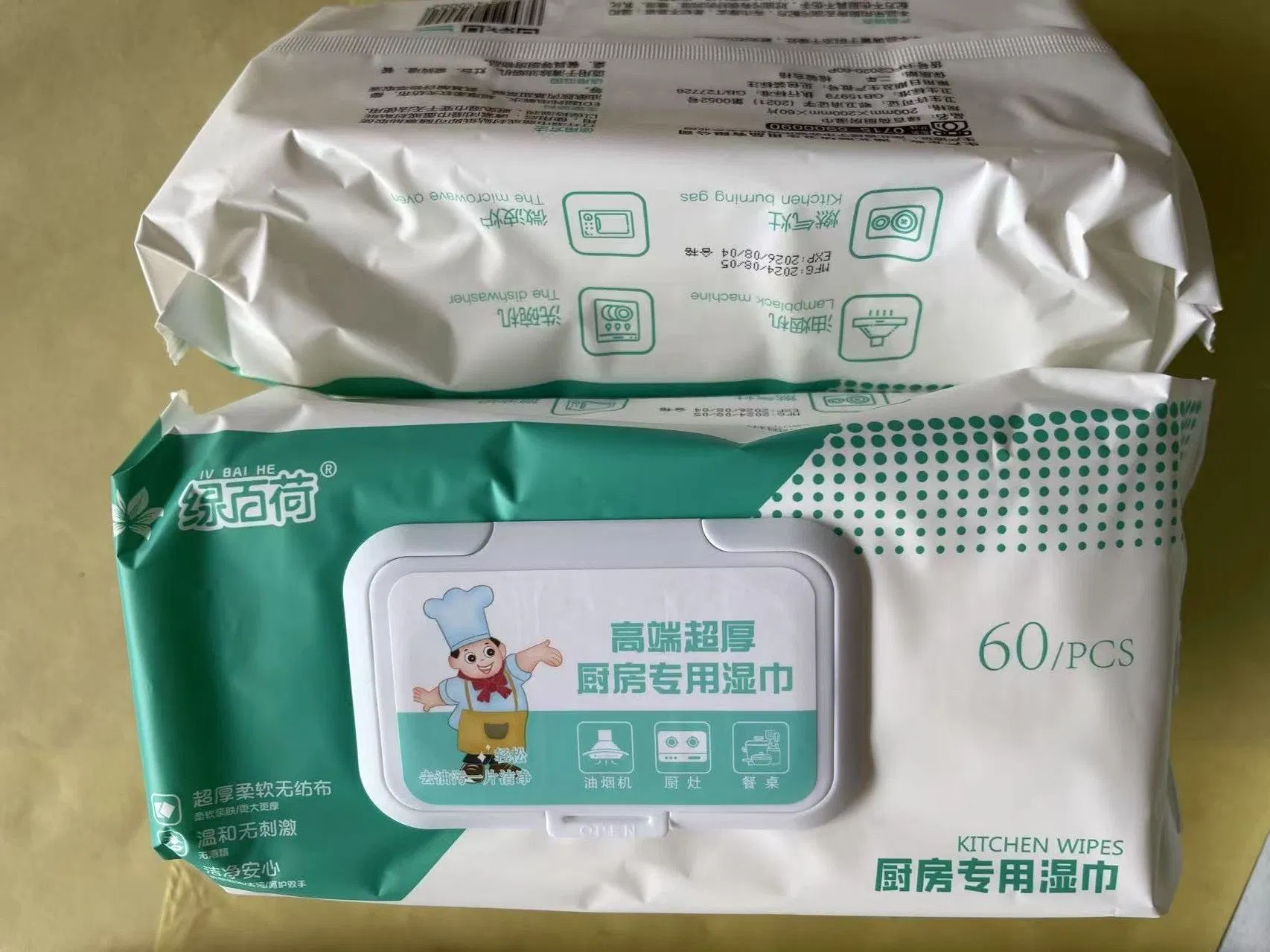 All-Natural Powerful Household Wet Tissues for Tough Stains and Messes Cleaning Quick